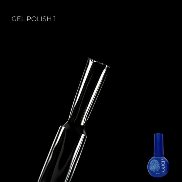 esmalte gel polish de touch, tono 1, negro