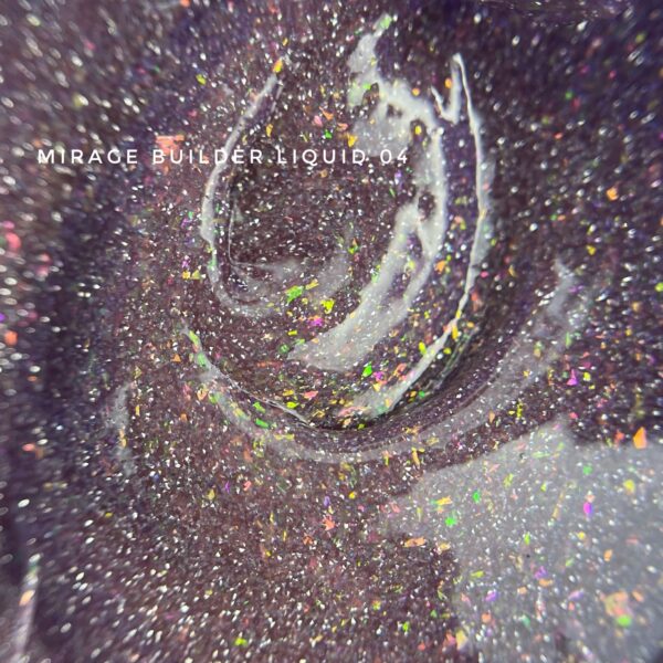 builder liquid mirage de touch, tono 04, tonos marron metalizado