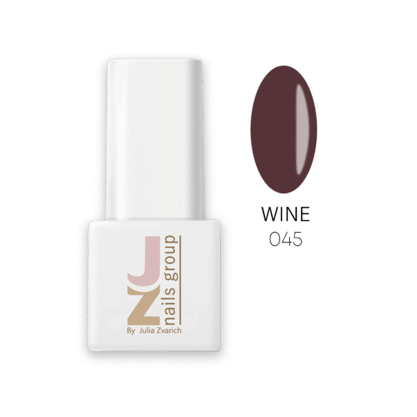 JZ Gel Nail Polish 045 Wine