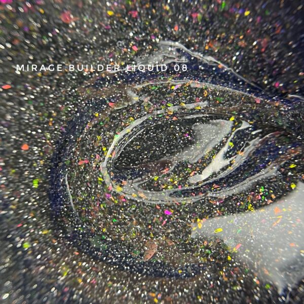 touch builder liquid mirage, tono 8, tonos marrones plateado