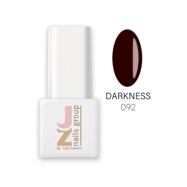 JZ Gel Nail Polish 092 Darkness