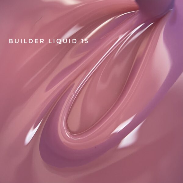 builder liquid de touch, tono 15, color malva-rosa de intensidad media, suave y cubriente.