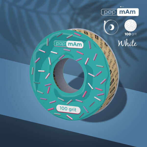 recambio de lima papmam grit 100, de staleks, para donuts