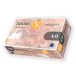 Guantes Desechables Nitrilo Rubberex G.Touch LG Blanco (3,5 Gr) 