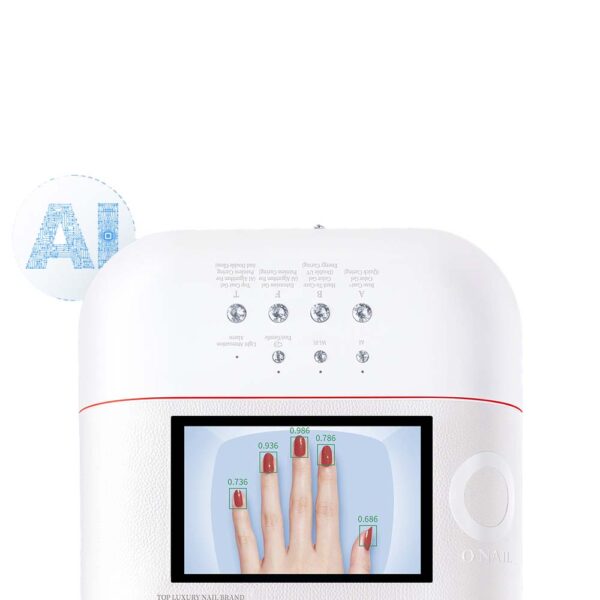 Lámpara de uñas inteligente O'Nail con pantalla multimedia, diseño moderno, para salones profesionales