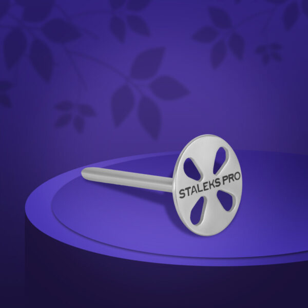 Disco de pedicura PODODISC STALEKS PRO M Largo con perno largo (37mm) y limas desechables grano 180.