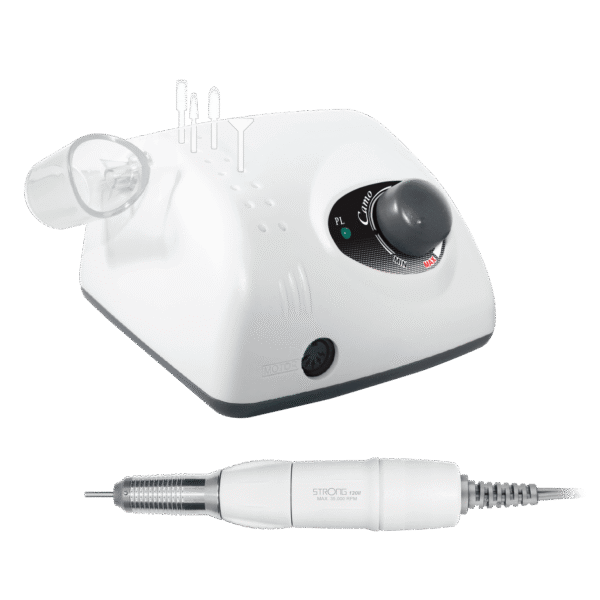 Micromotor Saeshin CAMO 35000RPM con unidad de control y pieza de mano, color blanco