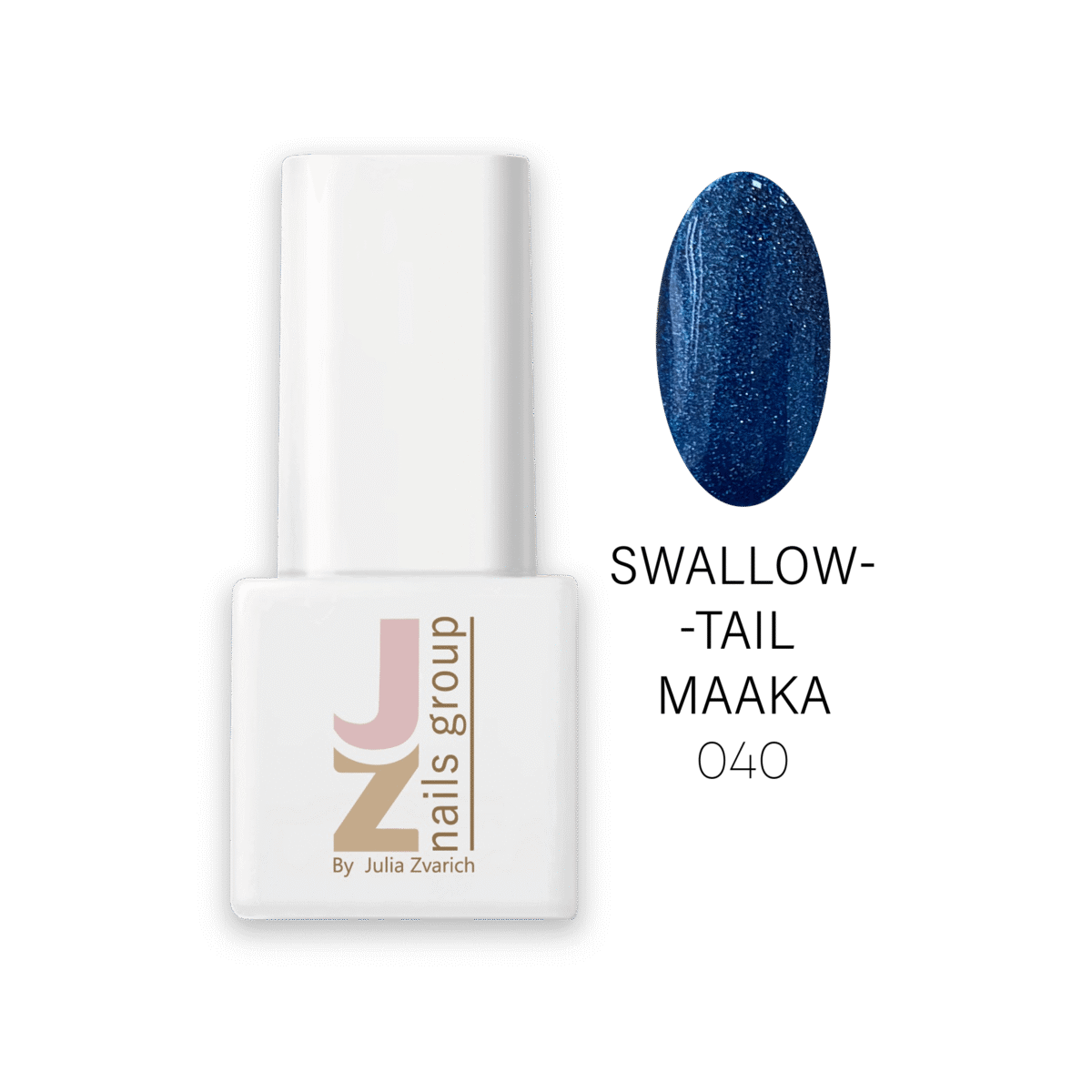 JZ Gel Nail Polish 040 Swallow - Tail Maaka