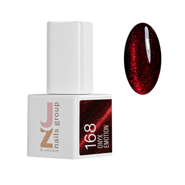 JZ Gel Nail Polish 168 Onyx Emotion - Cat eye