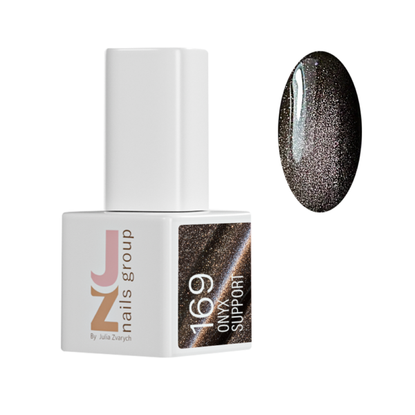 JZ Gel Nail Polish 169 Onyx Support - Cat eye