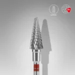 Fresa de carburo (Zurdos) tipo Cono Rojo STALEKS 6 mm