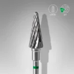 Fresa de carburo tipo Cono STALEKS 6 mm Verde