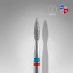 Fresa de diamante DUO Llama rojo-azul EXPERT  2,1 mm/8 mm