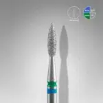 Fresa de diamante DUO azul-verde STALEKS EXPERT 2,1 mm/8 mm