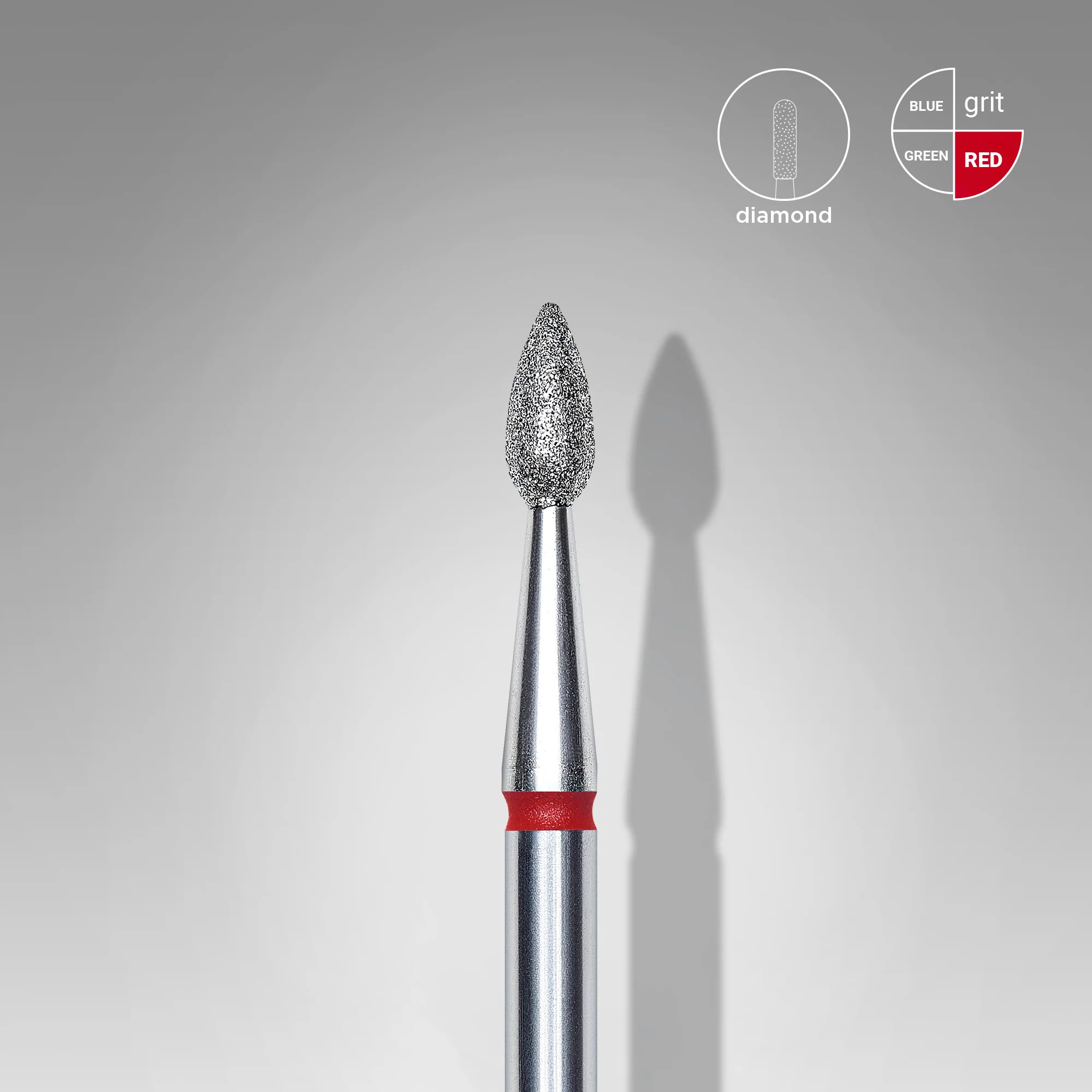 fresa tipo gota, suave