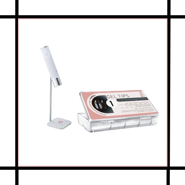 KIT Lámpara Mini tips ONAIL + Estuche Gel Tips