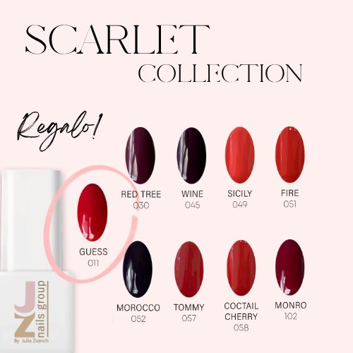 coleccion tonos rojos esmalte semipermanente