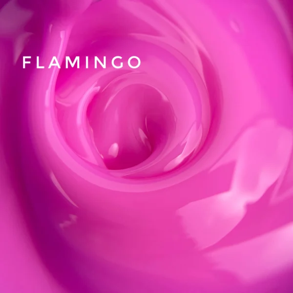 builder gel touch, color rosa intenso, flamingo