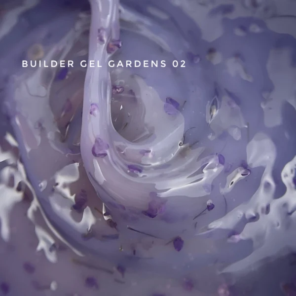 builder gel con flores, diseño floral 3d