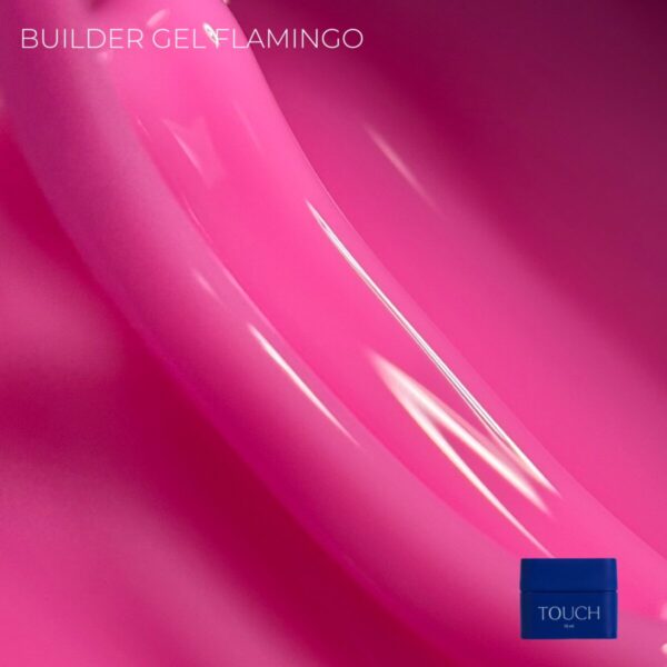 builder gel color rosa intenso. flamingo