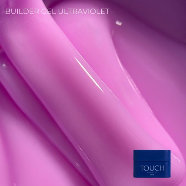 builder gel color rosa intenso. ultraviolet