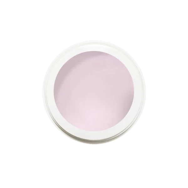 builder gel rosa suave, white pink
