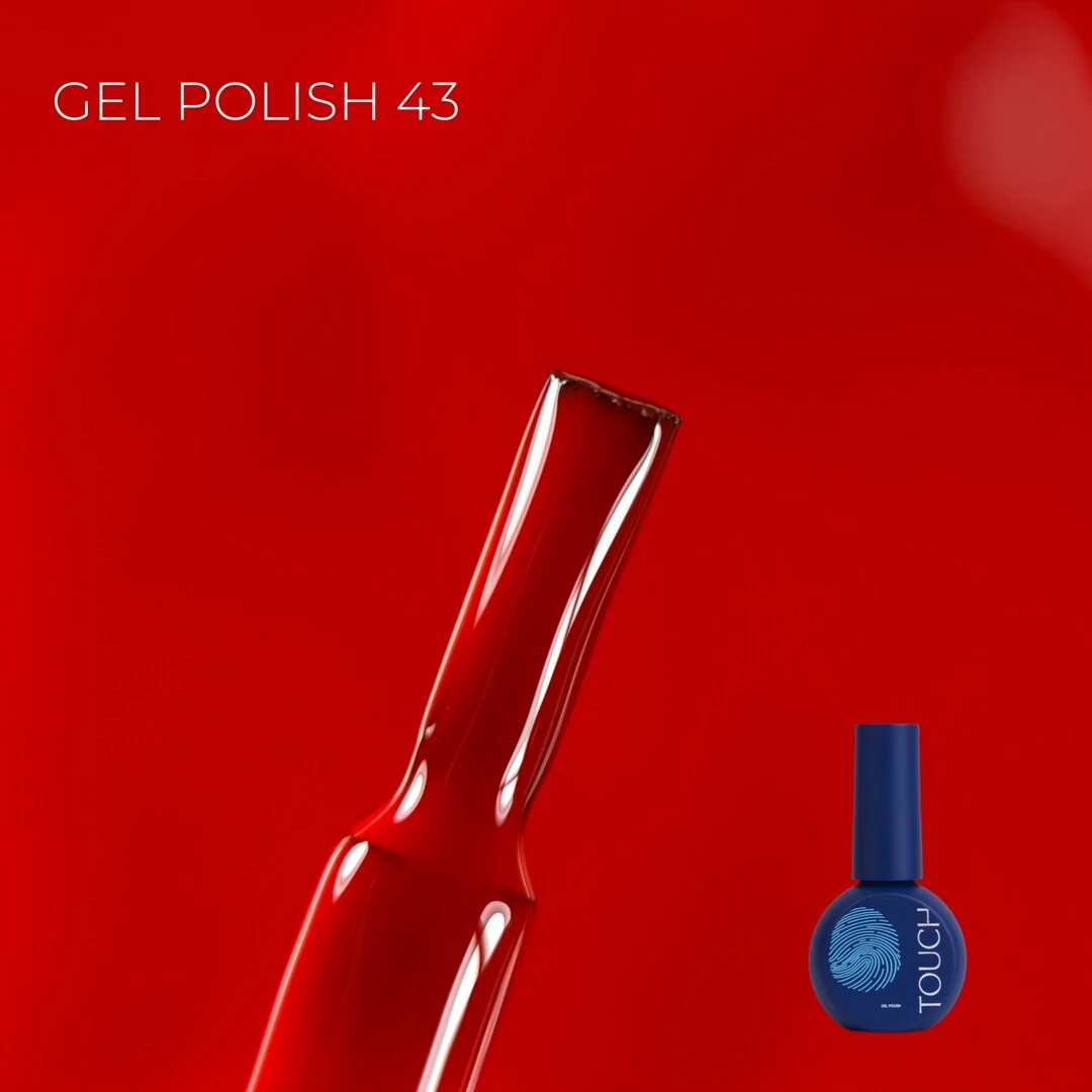 esmalte gel rojo intenso